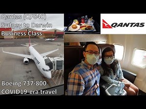 Qantas Business Class [COVID] - Sydney to Darwin - Boeing 737-800