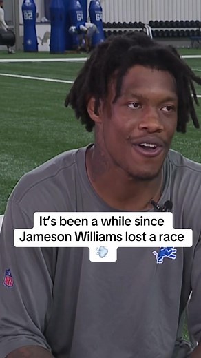 It’s been a while since Lions WR Jameson Williams lost a race 💨 | Jameson Williams