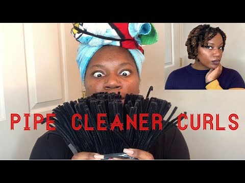 Pipe Cleaner Curls on Locs|Tutorial