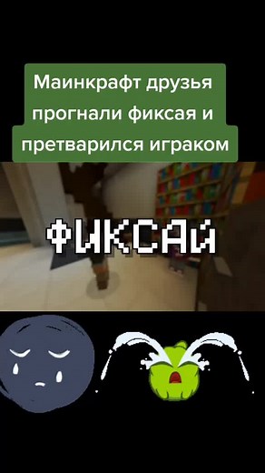 Фиксай - зачем друзья прогнали в Маинкрафт