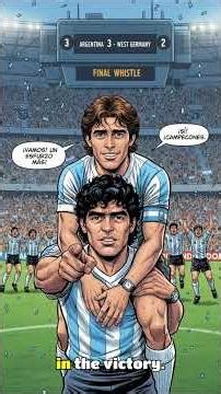 "Argentina 1986: Maradona's Triumph Amidst a World Stage"