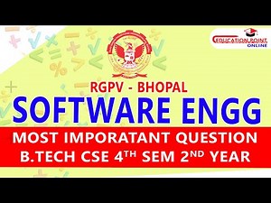 RGPV Software Engineering Most Important Questions B.Tech Cse 4th Sem 2nd Year