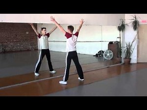 Janet Jackson Rhythm Nation Dance Tutorial Video Part 2/4