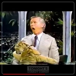 Johnny Carson vs. Animals: The Most Unforgettable Moments 😂 - #johnnycarson #thetonightshow #comedy #funny | Tonight's Comedy Corner