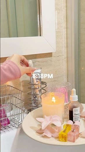 Evening Skincare Routine 🌸 #skincareroutine #nighttime #nightroutine #eveningroutine #aesthetic