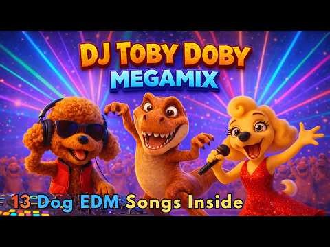 DJ Toby: EDM Dog Dance Party Mix 🎧🔥 | 13-Track Compilation | Added: Dino Paws