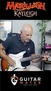 Kayleigh - Marillion - Guitar Solo @marillion @stevenrotherymarillion @guitarlesson