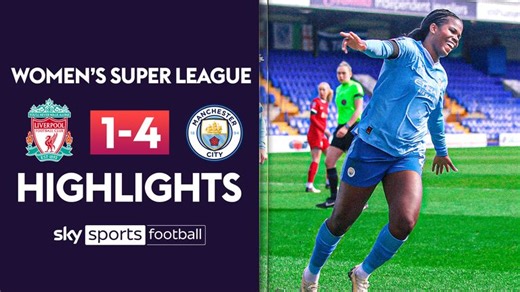 Manchester City go top with Liverpool thrashing | WSL highlights