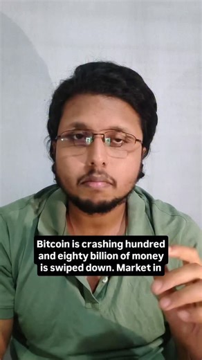 LearnFromMyLosses_official on Instagram: "Bitcoin is crashing 130billion dollar wiped out. But actually fact will amaze you Let me explain #bitcoin #cryptocurrency #crash #trending #fyp #explore #ethereum"