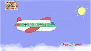 Peppa Pig Flying on a Plane Song Nursery Rhymes