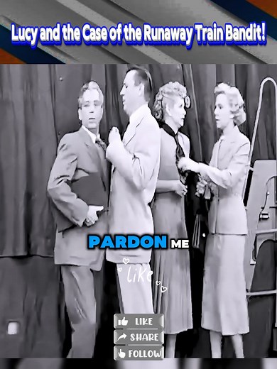 3.7K views · 189 reactions | Lucy and the Case of the Runaway Train Bandit! | The Black & White Laughs | Facebook