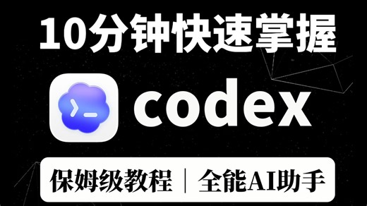 【2026最新版】Codex从0到1保姆级全攻略，从安装到使用全流程， 一期精通Codex，2026最推荐AI编程工具！手把手教你使用Codex！