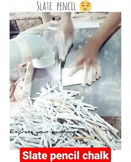slate pencil chalk making process