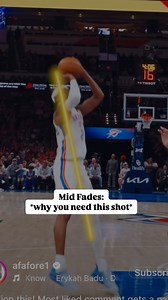 My case for the midrange Fade: 1. It allows shorter / slower players to get their shot off 2. The great scorers all shot it (Kobe, MJ, KD, Melo, etc) 3. It is natural to fade. For example, in the clip above Herro running away from the rim to catch and shoot. It would actually be more awkward for him to stop and rise vertically, but instead you see him subtly going with his body’s direction. Would love to have you in my “Master the art of scoring” community. Comment score below to join | Just Go 