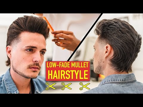 Modern Low-Fade Mullet Haircut & Hairstyle | Mens Hair 2021