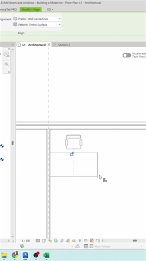 Align and Lock Component in Revit 2026
