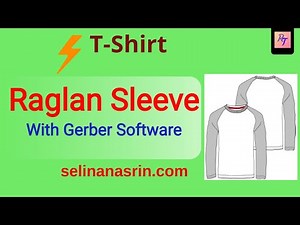 Raglan Sleeve T-Shirt Pattern With Gerber Software