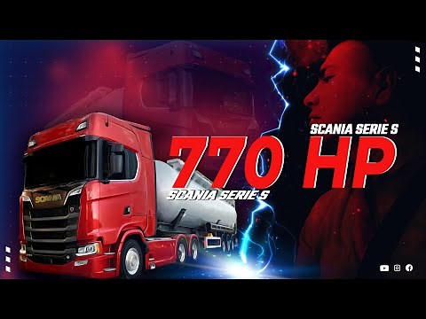 Scania serie S 770 HP con motor v8 El camión más poderoso del mundo