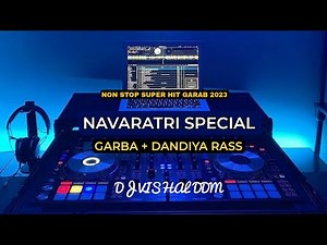 NAVRATRI SPECIAL GARBA + DANDIYA RASS NON STOP GARBA MIX 2023 DJ VISHAL DDM
