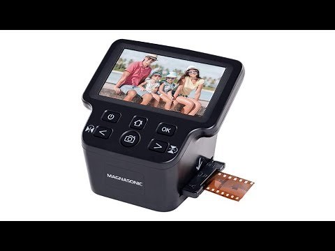 Magnasonic All-in-One 22MP Film Scanner with Large 5" Display & HDMI