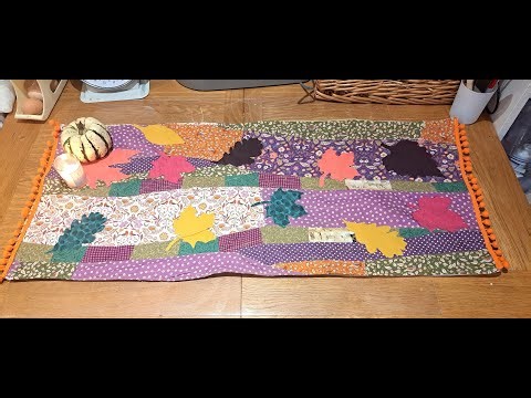 Autumn Inspired Patchwork Table Runner