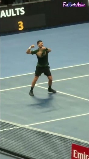Novak Djokovic’s CRAZIEST Celebration Ever! 🔥👕#shorts