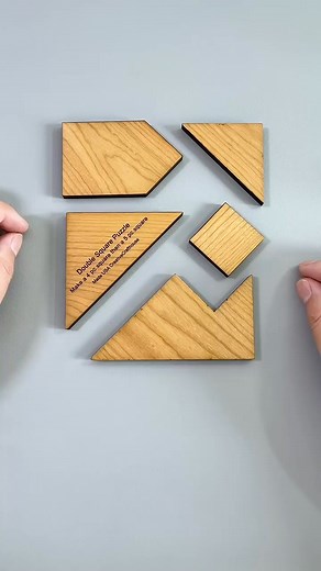 Can you build a square with 5 pieces #Puzzles #IQ #iqtest #Geniuscope | Geniuscope