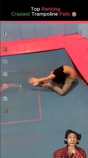 Ranking the Funniest Trampoline Fails #ranking