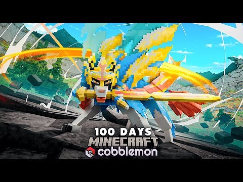 I Spent 100 Days as a FAIRY TRAINER in Pokémon Minecraft Against my Rival! (Duos Cobblemon)