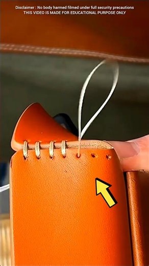 How to Stitch Leather Like a Pro 🔥