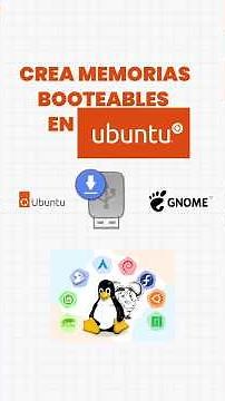 Cómo Crear Memorias Booteables en Ubuntu Linux #tutoriallinux #ubuntu