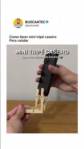 How to make a homemade cell phone tripod