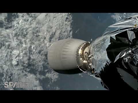 See SpaceX's Falcon 9 second stage view of Earth in amazing time-lapse