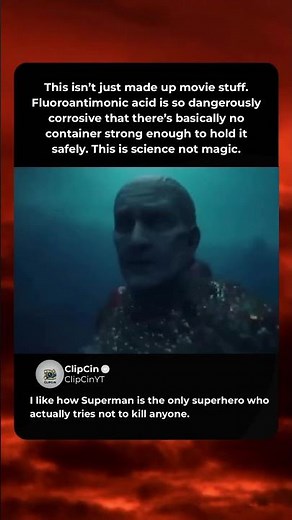 The REAL Acid From Superman 2025 That Melts Everything 🧪. #superman