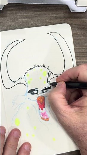 How to Draw a Creative Monster in Just One Minute! 💥🎨