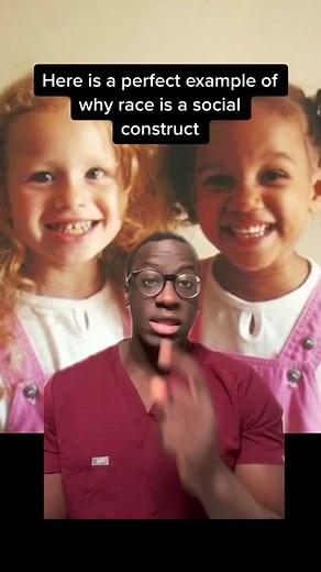 Here's an example of how race is a social construct. #science #medicine #biracial #medschool #nursing #fyp #blm #hospital #joelbervell #racialbiasinmedicine #twins #genetics