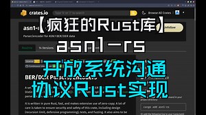 【疯狂的Rust库】asn1-rs 开放系统沟通协议Rust实现