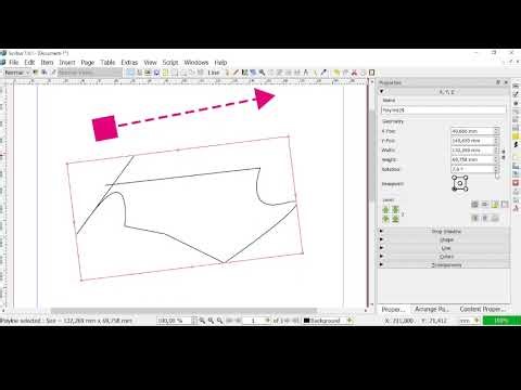 SCRIBUS - Lesson 10 - Vectors, Raster Pictures, Paths and Images, Bezier Curve, Split and Unite Path