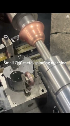 Small CNC metal spinning machine #machine