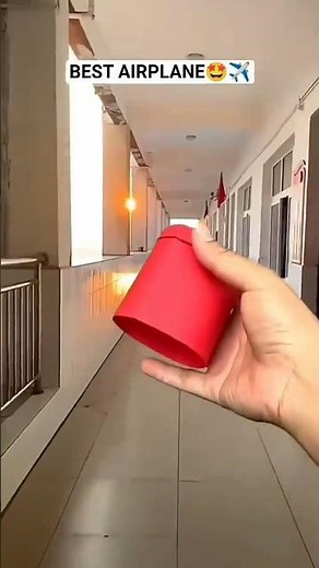 World's Best Paper Airplane Tutorial 🤗✈️ ,Viral Circular Airplane ,Tube Paper Plane #shorts #craft