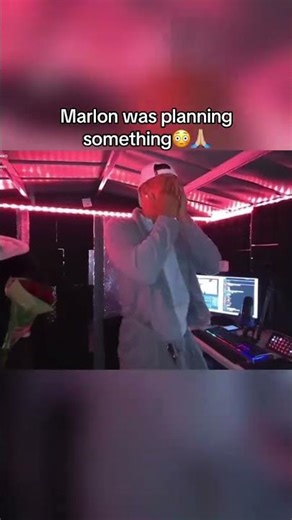 Marlon was planning something😳🙏