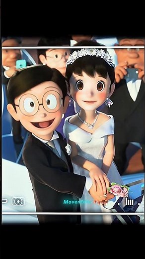 Nobita 💍 Shizuka Wedding |#emotional #doraemon #wedding #scene |#trending #anime #edit #2025