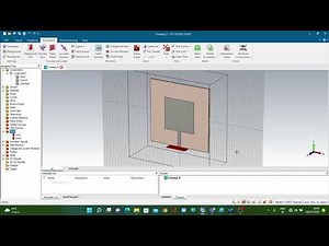 CST Microwave Studio - Macros, Port Creation & basic simulation