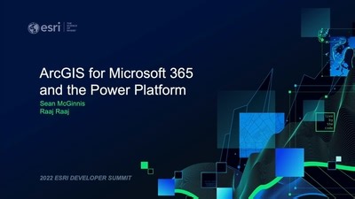 ArcGIS for Microsoft 365 and the Power Platform