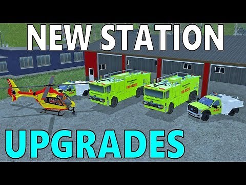Farming Simulator 17 | Upgrades | Airport Fire Department | New Brush Truck & Helicopter