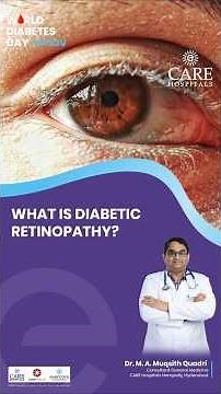 What is Diabetic Retinopathy? | Dr. M.A.Muqsith Quadri | Consultant- General Medicine | CARENampally