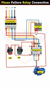 9.1K views · 129 reactions | Phase Failure Relay Connection Learning Engineering Institute #electrical_training_centre #Electrical_Training_Courses #training #electrician #electricalengineering #electric #electronics #electricalwork | Learning Engineering Institute | Facebook