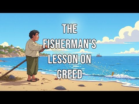 🎣🐟 The Fisherman and the Golden Fish | Animated Fable for Kids