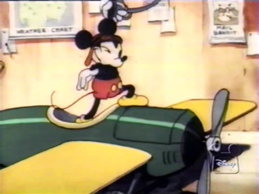 The Mail Pilot (1933, Computer Colorized)