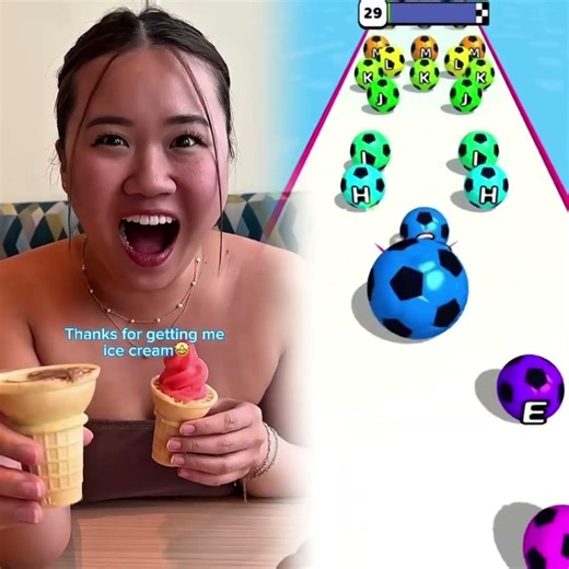 Eating ice cream wrong prank😂 #couple #couplegoals #girlfriend #boyfriend #foodie #food #funny